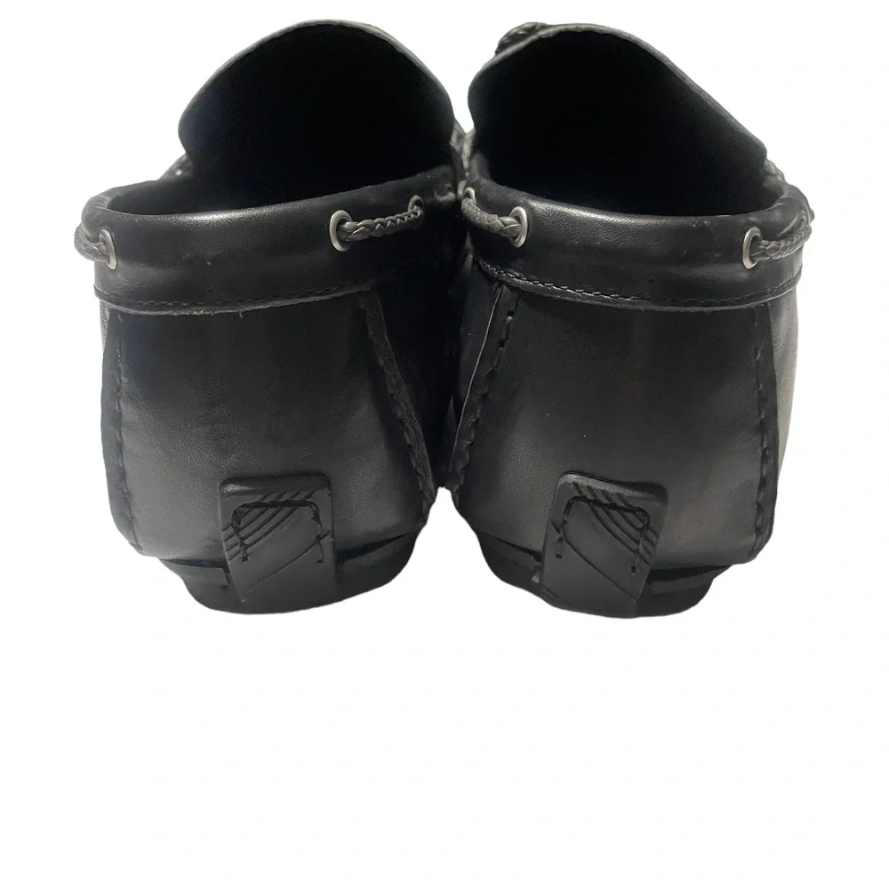 Bugatchi‎ 9 1/2 Leather Mens Loafers NEW Black